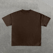 Casual Focus On The Good Things Print Short Sleeve T-Shirt