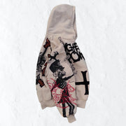 My Chemical Romance Cross Print Long Sleeve Hoodies