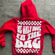 Casual Street Retro Print Hoodie