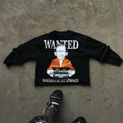 Prison Break Casual Street Fake Two-Piece Long Sleeve T-Shirt