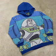 Retro trendy hip-hop street tapestry hoodie