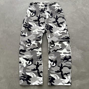 Camouflage Casual Street Hunter Wide Leg Sweat Pants