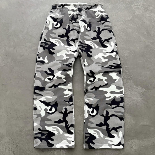 Camouflage Casual Street Hunter Wide Leg Sweat Pants