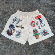 Casual Street Hip-Hop Sports Mesh Shorts