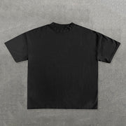 Love Has Many Face Letter Print Short Sleeve T-Shirt