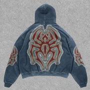 Retro Spider Loose Hoodie