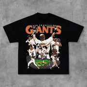 Personalized Sports Team Print Short Sleeve T-Shirt