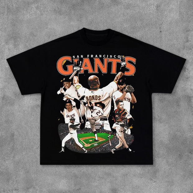 Personalized Sports Team Print Short Sleeve T-Shirt