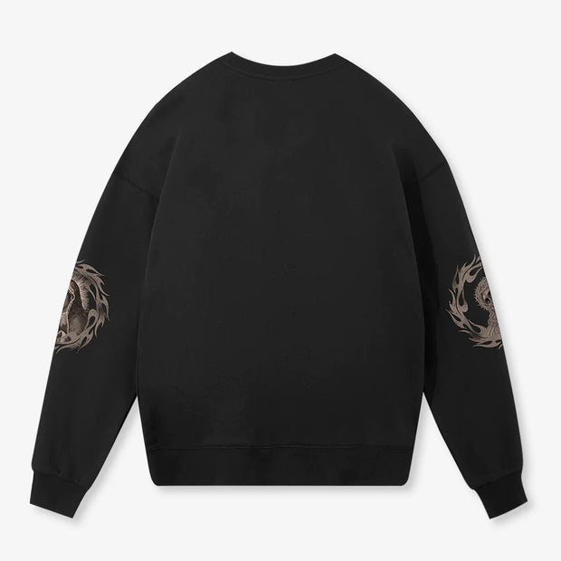 Angel cupid print sweatshirt