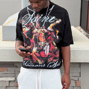 Saint Heaven Sent Print Short Sleeve T-Shirt