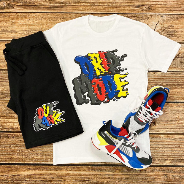 Personalized fashion casual letter T-shirt set