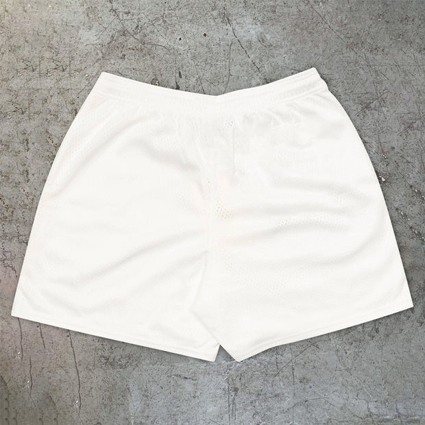 Retro Fashion Casual Personality Mesh Shorts