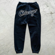 Chicago Graphic Print Elastic Sweatpants