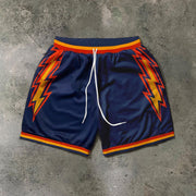 Sports personality lightning shorts men