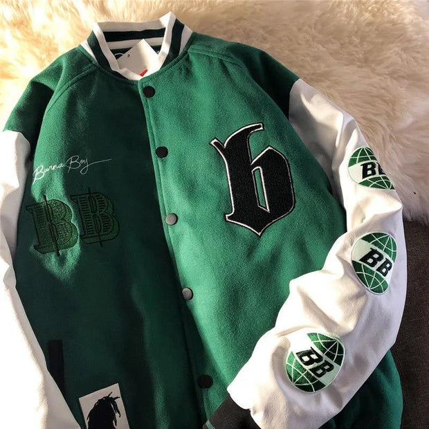 Autumn and winter fashion warm baseball uniform jacket