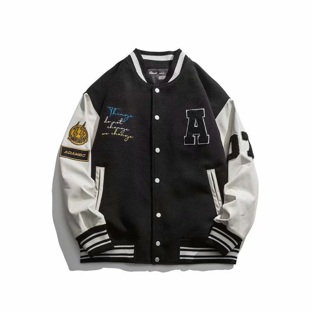 Tide brand embroidery baseball uniform jacket