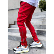 Casual loose straight-leg reflective running training pants