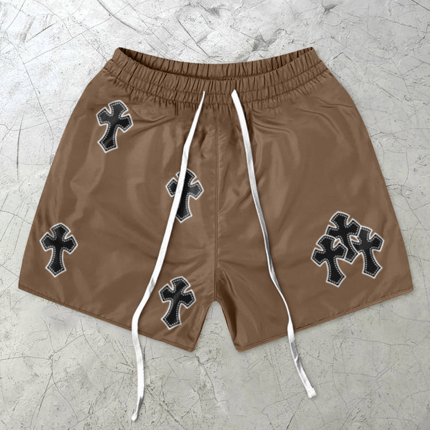Fashion Retro Tide Brand Cross Street Shorts