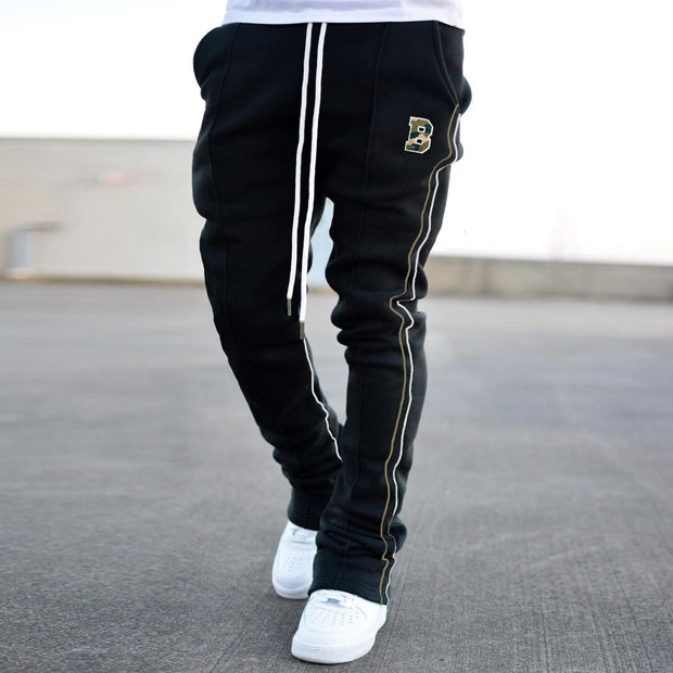 Retro Print Tide Brand Street Contrast Pants