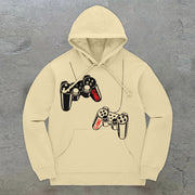 Game Console Retro Casual Long Sleeve Hoodie