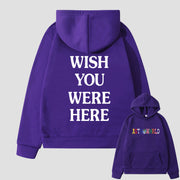 Fashion casual all-match letter printed hooded sweater