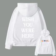 Fashion casual all-match letter printed hooded sweater