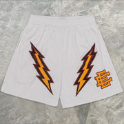 Casual fitness shorts male muscle sports five-point pants mesh shorts