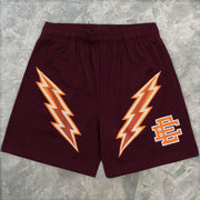 Casual fitness shorts male muscle sports five-point pants mesh shorts