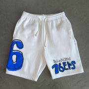 Personalized graffiti print shorts