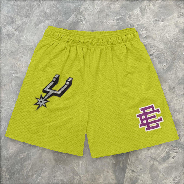 Fitness shorts muscular sportsman sports five-point pants