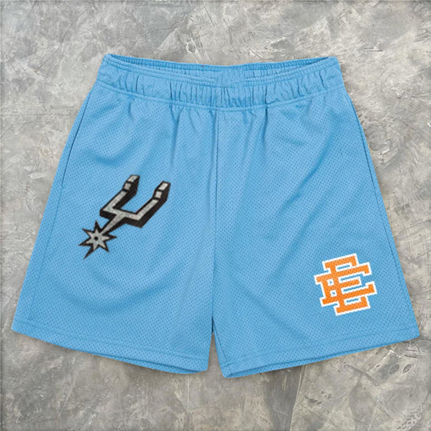 Fitness shorts muscular sportsman sports five-point pants