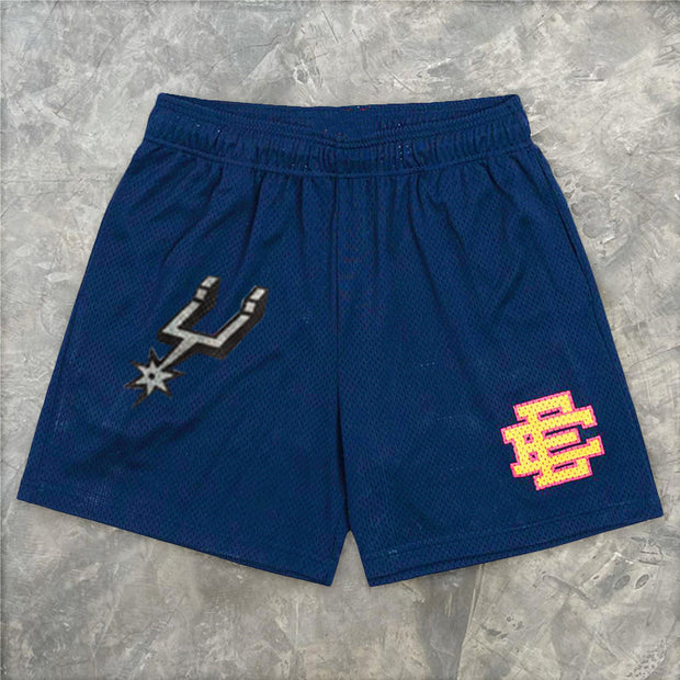Fitness shorts muscular sportsman sports five-point pants