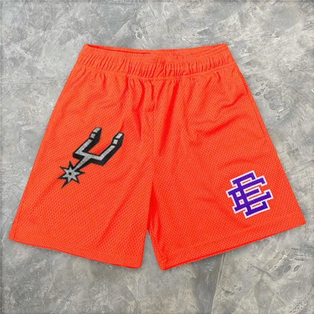 Fitness shorts muscular sportsman sports five-point pants