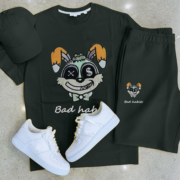 Casual Bad Habits Print Set