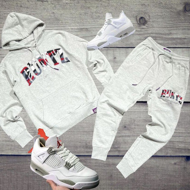 Casual fashion printed loose sports suit