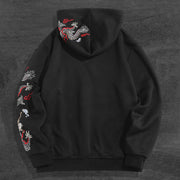 Retro Fashion Street Print Sports Hoodie