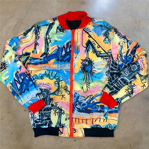 Personalized street style sports men's jacket