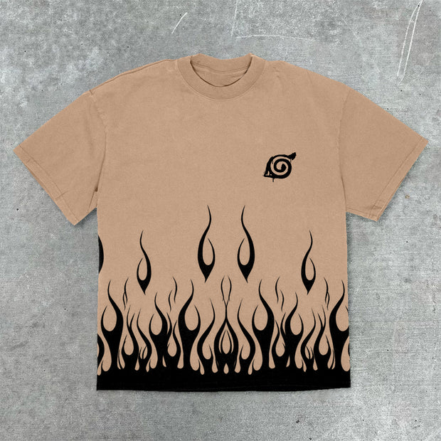 Retro Casual Naruto Short Sleeve T-Shirt
