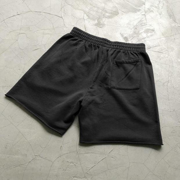 Trendy brand skull print fashion retro sports shorts