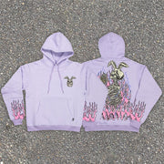 Skull bunny casual hoodie