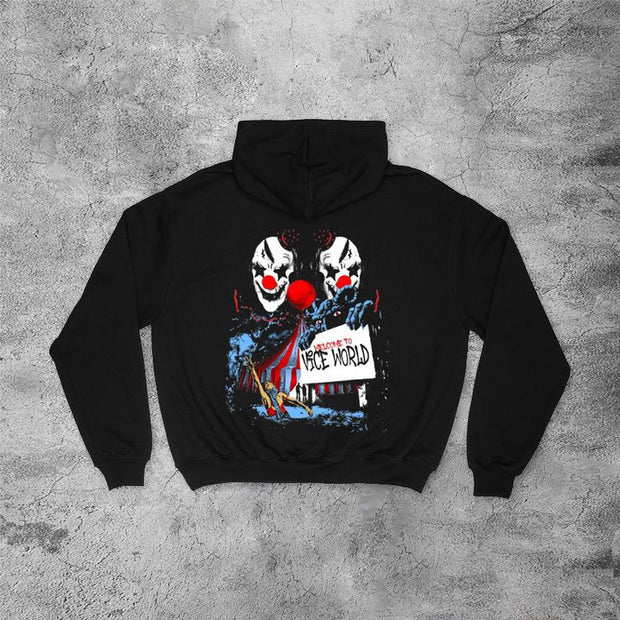 Clown circus casual home sports hoodie