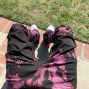 Tie-dye men's personality street style printed denim trousers