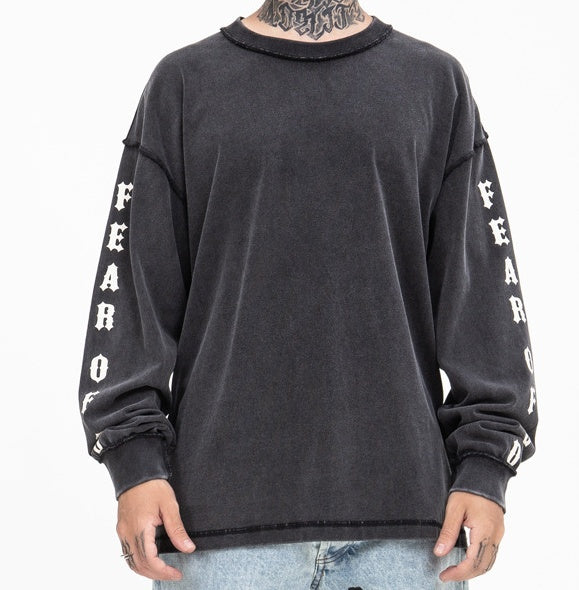 Retro declaration casual sweater