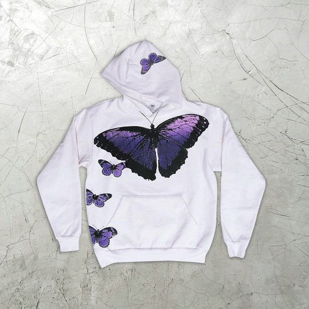 Personality Irregular Butterfly Hoodie