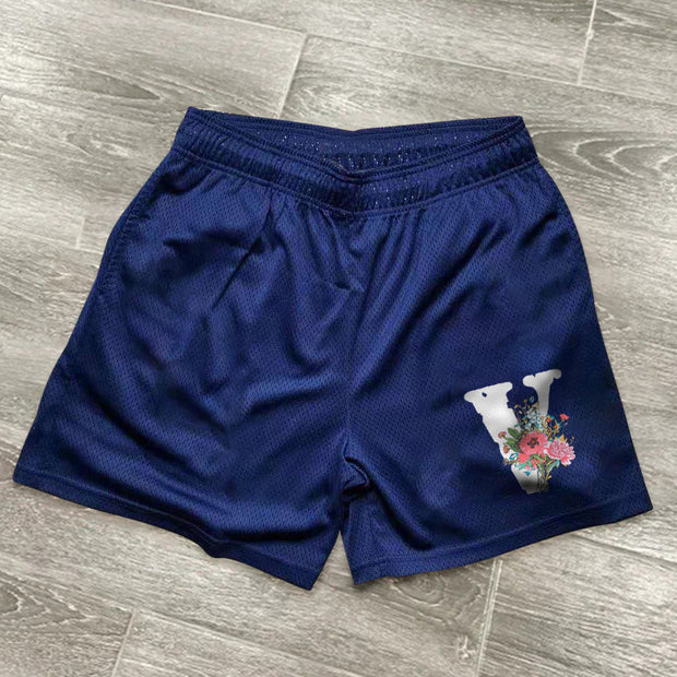 Fashion trend street bouquet shorts