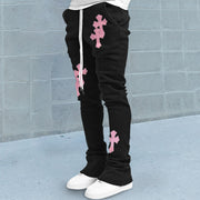 Faith Vintage Print Fashion Slim Pants