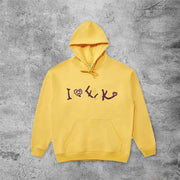 Casual Fun Love Long Sleeve Hoodie