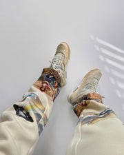 Casual personality printed trend trousers
