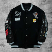 Casual skull rugby baseball jacket