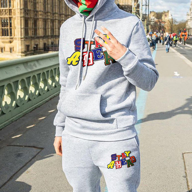 Hiphop Street Drip Tracksuit Gray